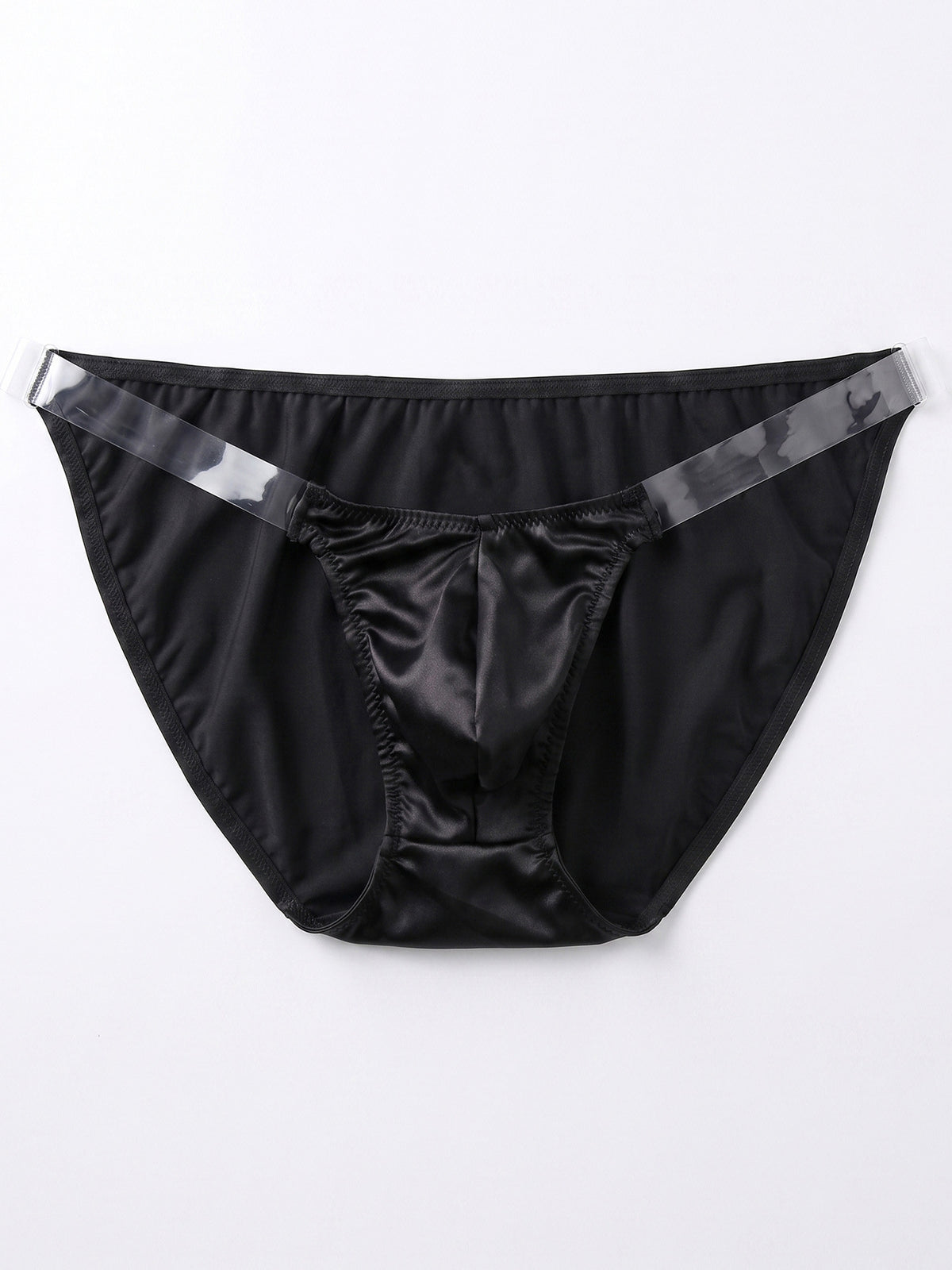 Nylon Spandex Low Rise Underwear, Invisible Quick-Dry Breathable Solid Color Knit Panties
