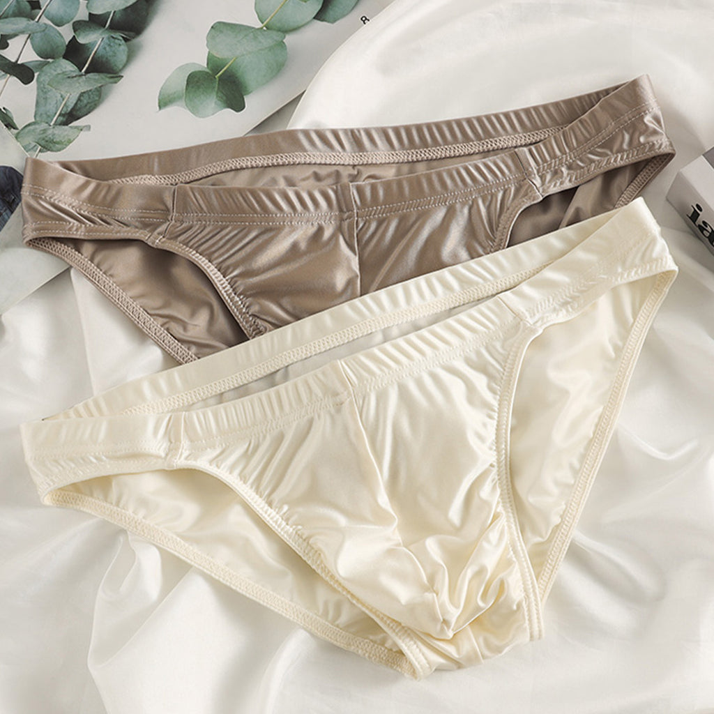 CK63 Nylon Mid Rise Underwear, Antibacterial Breathable Body Shaping Solid Color Knit Panties