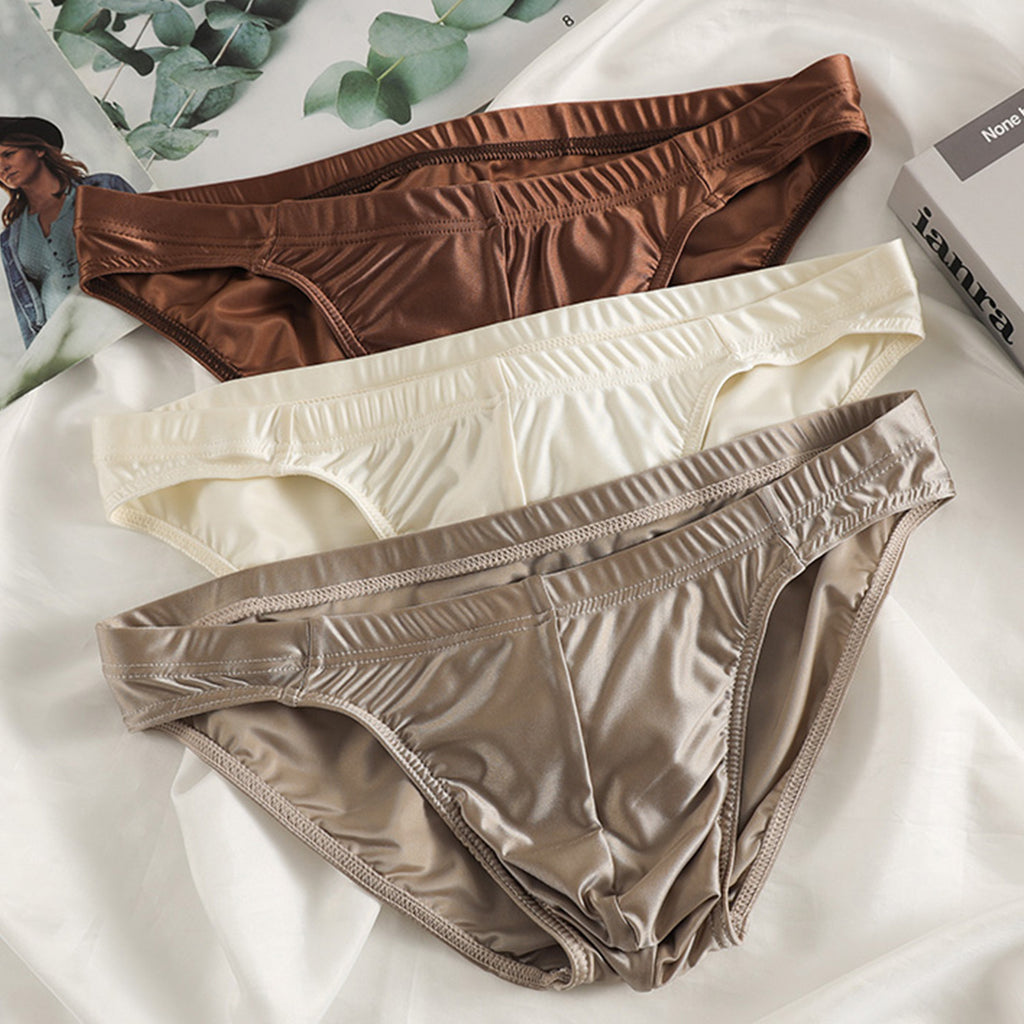 CK63 Nylon Mid Rise Underwear, Antibacterial Breathable Body Shaping Solid Color Knit Panties