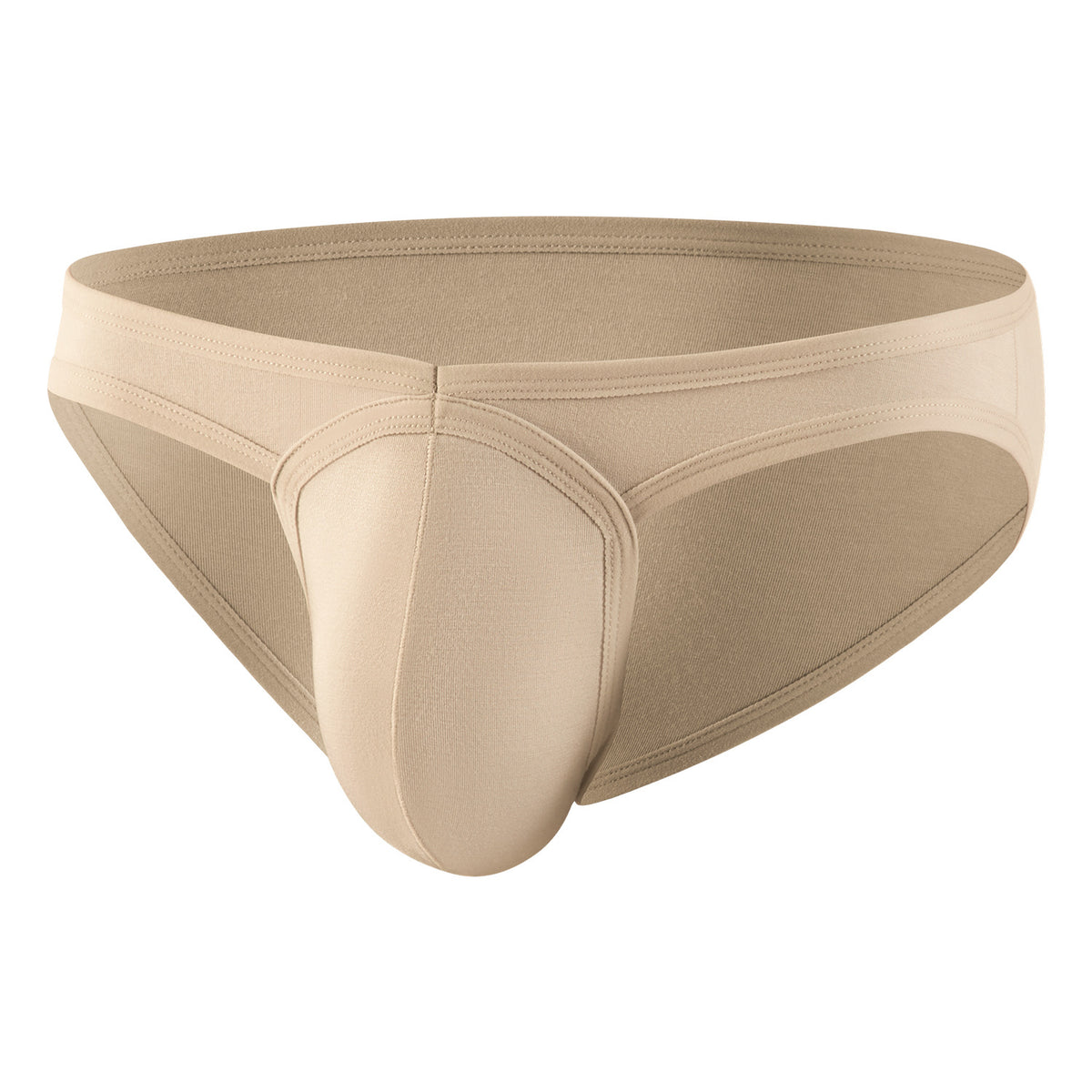 HOULIDA Bamboo Fiber Low Rise Underwear, Elastic Breathable Solid Color Knit Sport Panties for Adults