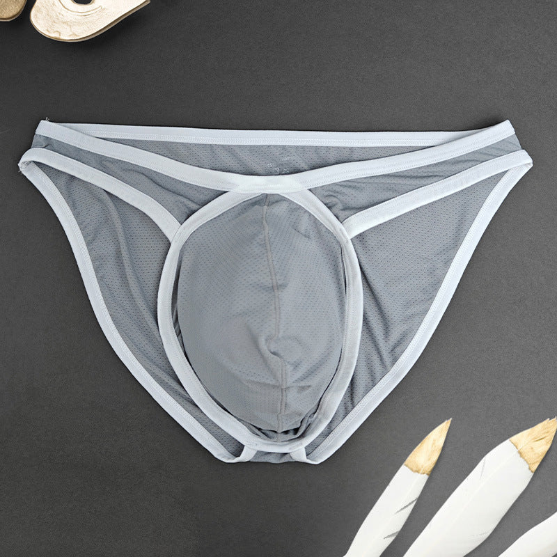 Karenspace 31-40D Nylon Low Rise Underwear, Butt Lifting Solid Color Knit Panties
