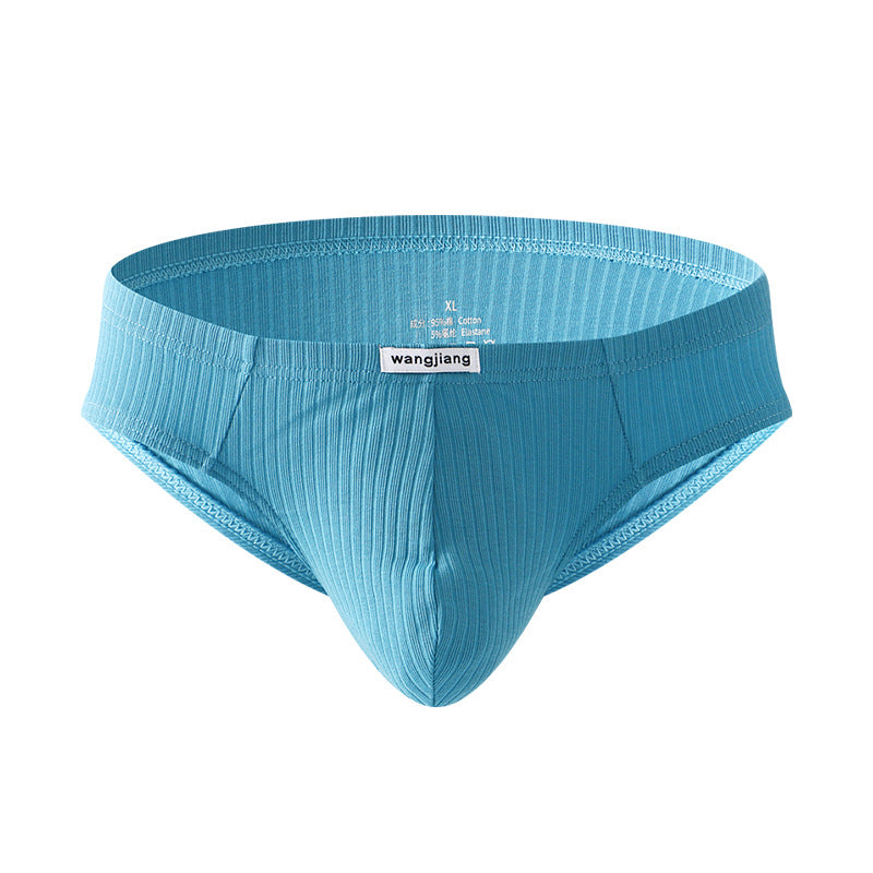 Pure cotton low-rise men's briefs