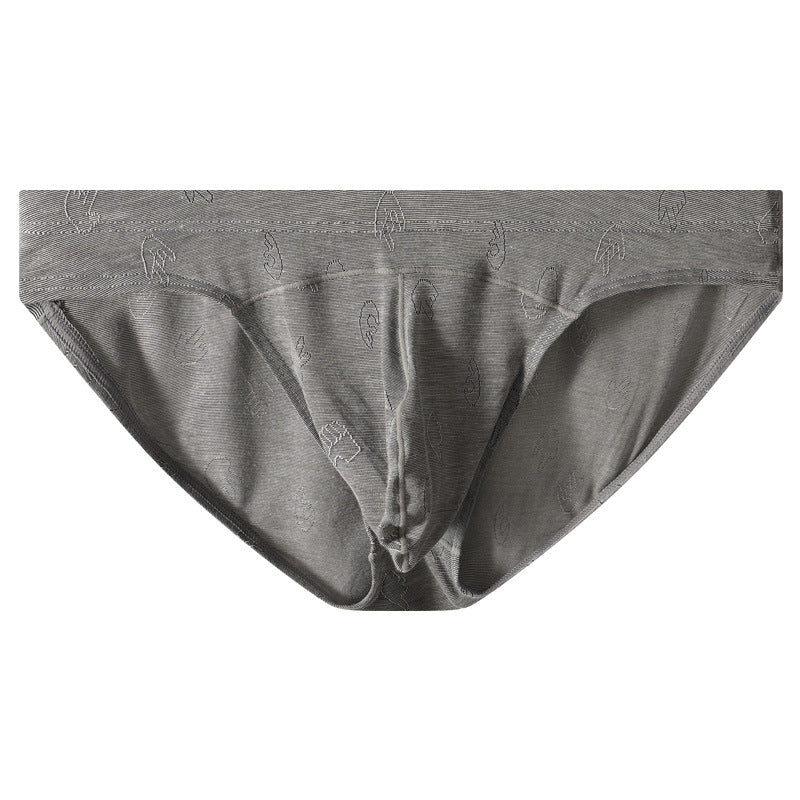 Nanbadun NK30 Modal Quick Dry Underwear, Color Block Low Rise Knit Breathable Panties for Adults