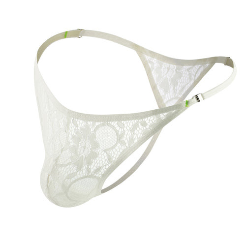 CLEVER-MENMODE Lace Low Rise Underwear, Quick-Dry Breathable Butt Lifting Shaping Sport Knit Panties
