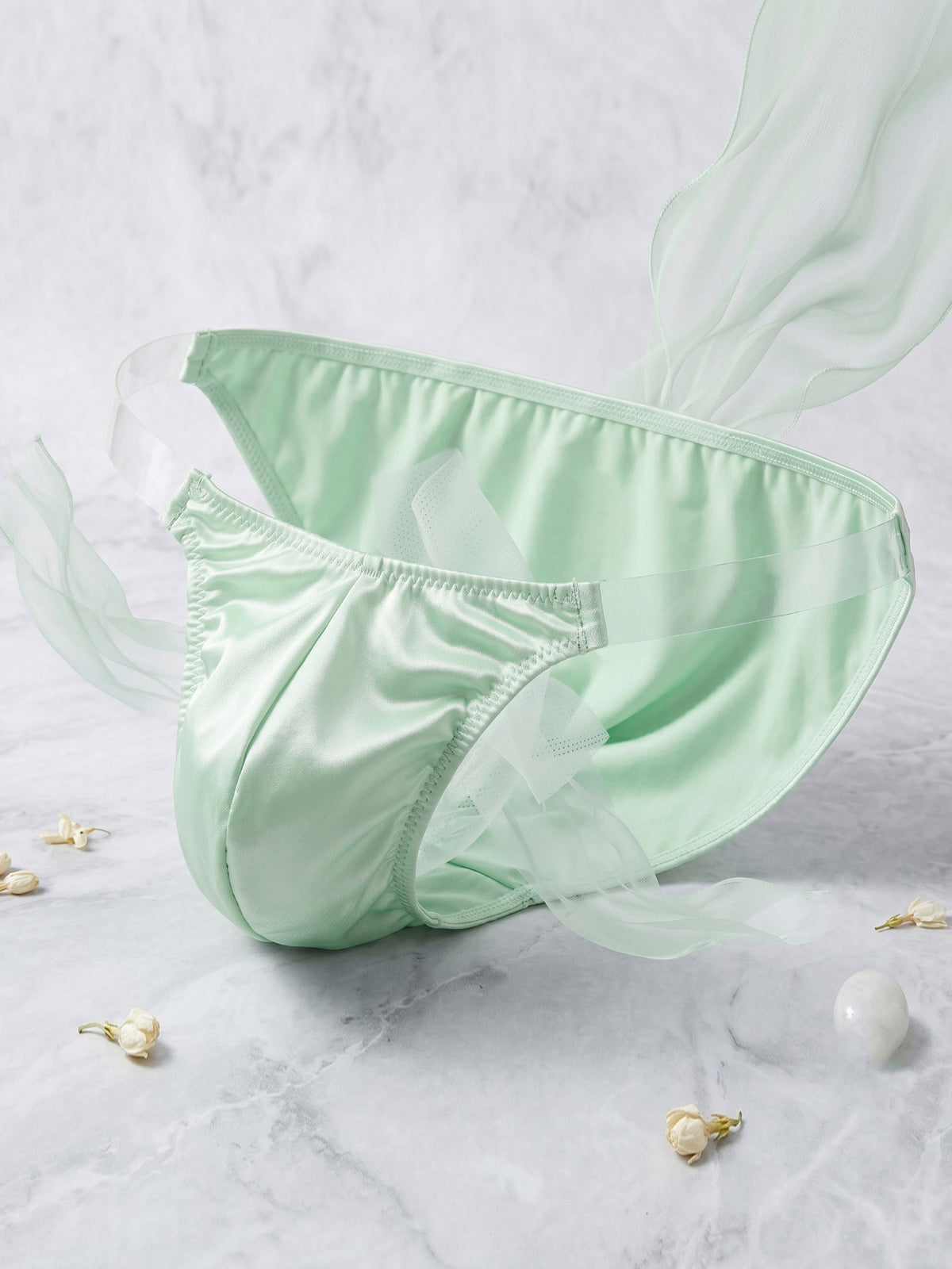Nylon Spandex Low Rise Underwear, Invisible Quick-Dry Breathable Solid Color Knit Panties